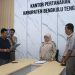 Kantor Pertanahan Kabupaten Bengkulu Tengah melakukan kegiatan sumpah bagi pemohon yang mengaku kehilangan dokumen tanah, Senin (27/4/2026). (foto:yola)