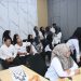 Kantor Pertanahan Kabupaten Bengkulu Tengah menggelar pemeriksaan kesehatan bagi seluruh pegawai, Selasa (28/4/2026). (foto:yola)