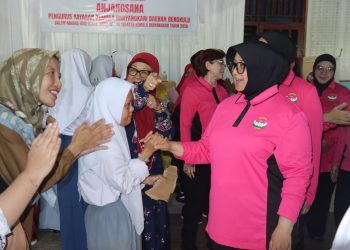 Bhayangkari Daerah Bengkulu menggelar kegiatan anjangsana, kegiatan tersebut dilaksanakan di Panti Sosial Bina Netra Amal Mulia, Selasa (28/4/2026). (foto:yola)