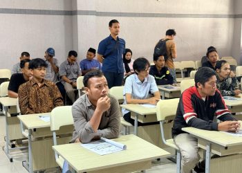 Sebanyak 20 mantan napiter di Banten mengikuti pelatihan teknisi AC di Balai Pengembangan Sumber Daya Manusia Daerah (BPSDMD) Pandeglang. (foto:yola)