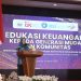 Ketua TP-PKK Provinsi Jambi, Hj. Hesnidar Haris, menyampaikan sambutan dalam kegiatan Edukasi Keuangan bagi Generasi Muda dan Komunitas di Auditorium Rumah Dinas Gubernur Jambi, Selasa (14/4/2026). (Dok. Daus)