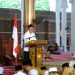 Wakil Gubernur Jambi Abdullah Sani menyampaikan sambutan dalam kegiatan Tabligh Akbar dan Halal Bihalal Pemprov Jambi bersama BKMT Provinsi Jambi di Masjid Agung Al-Falah, Kota Jambi, Selasa (21/4/2026). (Dok. Stepanus)