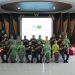 Pangdam I/Bukit Barisan Mayjen TNI Arief Gajah Mada bersama jajaran dan anggota Persit Kartika Chandra Kirana Daerah I/Bukit Barisan berfoto usai peringatan HUT ke-80 Persit di Gedung Sapta Marga, Padang, Kamis (23/4/2026). (Dok. Penrem)