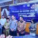Kapolda Jambi Irjen Pol. Krisno H. Siregar bersama Menteri Hukum RI Supratman Andi Agtas dan Gubernur Jambi Al Haris saat menghadiri peresmian Pos Bantuan Hukum (Posbankum) desa/kelurahan se-Provinsi Jambi di Aula Rumah Dinas Gubernur Jambi, Selasa (28/4/2026). (Dok. Nahar)