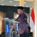 Gubernur Jambi Al Haris menyampaikan sambutan saat membuka SIGINJAI Fest 2026 di Jambi Town Square, Rabu (29/4/2026) (Dok. Stepanus)