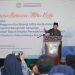 Gubernur Jambi Al Haris menyampaikan sambutan saat kegiatan penguatan sinergi BKKBN bersama mitra kerja sekaligus pelepasan Kepala Perwakilan BKKBN Provinsi Jambi Putut Riyatno yang memasuki masa purna tugas, di Kantor BKKBN Provinsi Jambi, Kamis (30/4/2026). (Dok. Kominfo)