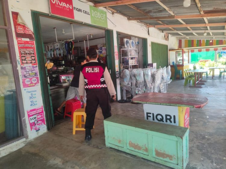 Satuan Samapta, Sat Lantas, dan Bhabinkamtibmas Polres Mukomuko, turun langsung menyisir wilayah rawan, Selasa (28/4/2026). (foto:yola)