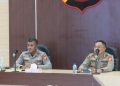 Irwasda Polda Bengkulu, Ja’far Sidiq, mengikuti zoom meeting Selasa (14/4/2026). (Foto:yola)
