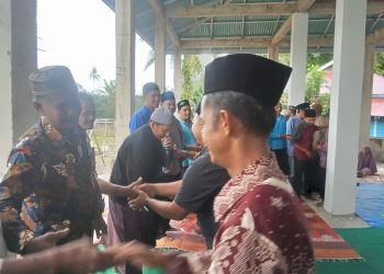 PKPS DPC Lubuk Pinang menggelar Halal Bihalal di Masjid Baiturrahim, Desa Lubuk Pinang, Kabupaten Mukomuko, Minggu (26/4/2026). (Foto:Dede)