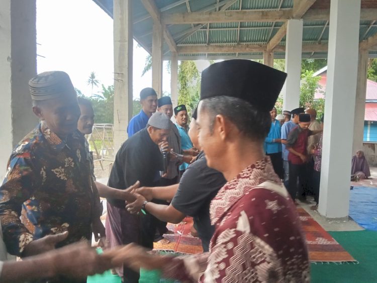 PKPS DPC Lubuk Pinang menggelar Halal Bihalal di Masjid Baiturrahim, Desa Lubuk Pinang, Kabupaten Mukomuko, Minggu (26/4/2026). (Foto:Dede)