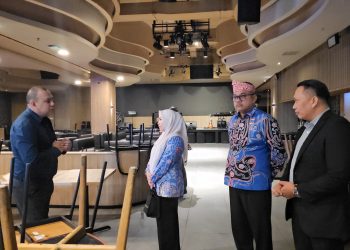 Satpol PP Kota Bengkulu bersama UPTD Perlindungan Perempuan dan Anak (PPA) DPAP3KB turun langsung ke Hotel Mercure Bengkulu, Kamis (7/5/2026). (Foto:ist)