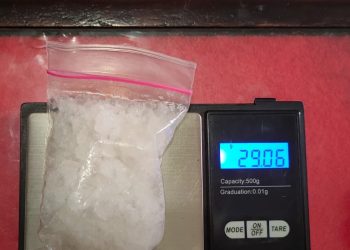 Barang bukti satu paket diduga narkotika golongan I jenis sabu. (Foto:Yl)