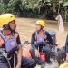 Tim SAR gabungan melakukan penyisiran di aliran Sungai Batang Mesumai, Kabupaten Merangin, Jambi, dalam upaya mencari Yahya (57) yang dilaporkan hilang dan diduga tenggelam sejak Jumat (1/5/2026). (Dok. Humas)