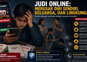 Ilustrasi dampak negatif judi online (Dok. Google)