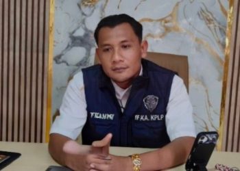 Kepala Kesatuan Pengamanan Lapas (Ka KPLP) Lapas Kelas IIA Jambi, Riko Hamdan, memberikan klarifikasi terkait dugaan keterlibatan narapidana dalam peredaran narkotika lintas daerah, Minggu (3/5/2026). (Dok. Nahar)