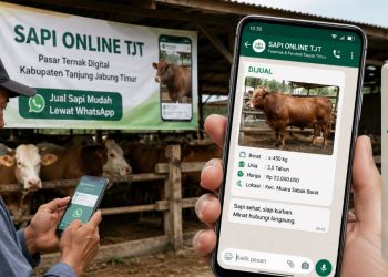 Ilustrasi Digitalisasi Pasar Ternak 'Sapi Online' (Dok. Google)