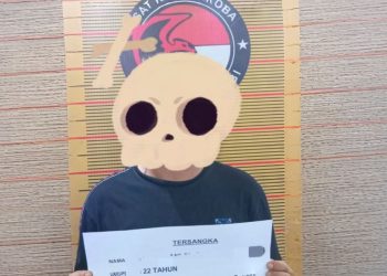 Pelaku berinisial R (23) sterlah diamankan pihak kepolisian (Dok. Humas)