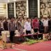 Gubernur Jambi Al Haris bersama jajaran pejabat pusat dan daerah menghadiri Rapat Konsolidasi Program Makan Bergizi Gratis (MBG) di Hotel BW Luxury Jambi, Sabtu (2/5/2026). (Dok. Redaksi)