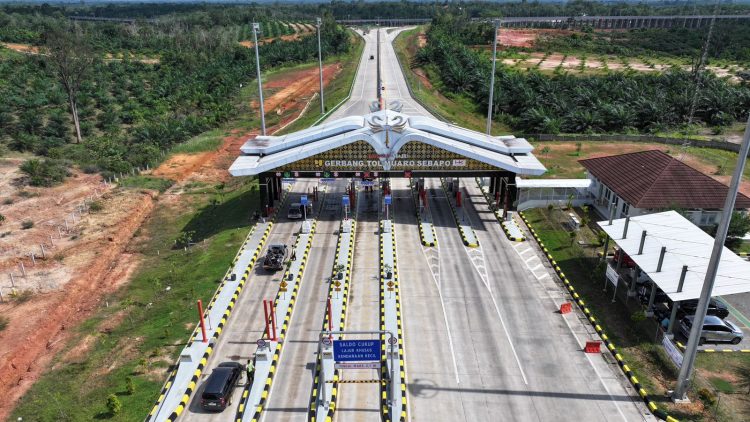 Gerbang Tol Muaro Sebapo (Dok Humas PT Hutama Karya)