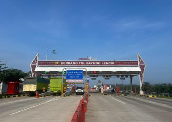 Gerbang Tol Bayung Lencir di ruas Tol Betung–Tempino–Jambi (Dok. Humas HK)