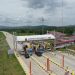 Suasana Gerbang Tol Padang Tiji di ruas Jalan Tol Trans Sumatera (Dok. Humas HK)