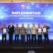 Kepala Eksekutif Pengawas Perasuransian, Penjaminan, dan Dana Pensiun OJK Ogi Prastomiyono bersama sejumlah pemangku kepentingan industri asuransi saat peluncuran implementasi QR Code STTD Pialang Asuransi dan Pialang Reasuransi di Jakarta, Senin (4/5/2026). (Dok. Humas OJK)