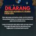 Poster imbauan Polda Jambi terkait larangan anggota Polri melakukan siaran langsung (live streaming) di media sosial saat bertugas (Dok. Humas Polda Jambi)