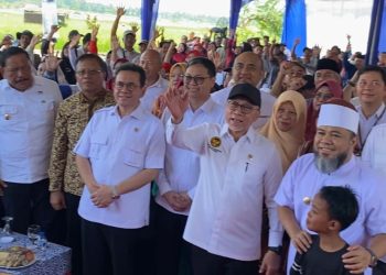 Ketua DPRD Provinsi Bengkulu, Sumardi, hadiri rembuk tani, Jumat (1/5/2026). (Foto:yola)