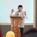 Gubernur Al Haris menyampaikan sambutan saat melepas Keberangkatan Kloter 1 Jemaah Haji asal Kota Jambi di Asrama Haji Jambi Jambi, Selasa (05/05/2026) (Dok. Diskominfo)