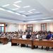 Personel Nasrani Polda Jambi mengikuti kegiatan Pembinaan Rohani dan Mental (Binrohtal) di Aula Lantai 4 Gedung A Mapolda Jambi, Kamis (7/5/2026) (Dok. Humas)