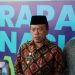Gubernur Jambi Al Haris saat memberikan keterangan usai membuka Rakernas ADPMET Tahun 2026 di Swiss-Belhotel Jambi, Kamis (7/5/2026). (Dok. Kominfo)