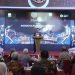 Gubernur Jambi Al Haris memberikan sambutan saat jamuan makan malam bersama peserta Rakernas ADPMET di Auditorium Rumah Dinas Gubernur Jambi, Kamis (7/5/2026) (Dok. Kominfo)