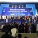 Gubernur Jambi Al Haris menghadiri Debat Pertama Calon Ketua Umum BPP HIPMI masa bakti 2026–2029 dalam rangka Musyawarah Nasional (Munas) HIPMI ke-18 di BW Luxury Hotel, Kota Jambi, Sabtu (9/5/2026). (Dok. Kominfo)
