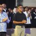 Danrem 042/Gapu Brigjen TNI Nyamin menghadiri Debat Perdana Calon Ketua Umum BPP HIPMI masa bakti 2026–2029 di BW Luxury Hotel, Kota Jambi, Sabtu (9/5/2026). (Dok. Penrem)