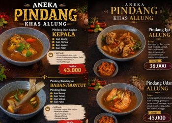 Aneka menu pindang khas Dapur Allung (Dok. Wily)