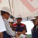 Manajemen PT Hutama Karya meninjau langsung progres pembangunan Jalan Tol Palembang–Betung di Sumatra Selatan, Kamis (7/5) (Dok. Humas HK)
