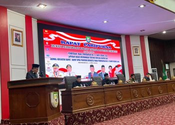 DPRD Provinsi Bengkulu resmi membuka masa persidangan kedua tahun 2026 lewat rapat paripurna, Senin (4/5/2026). (Foto:yola)